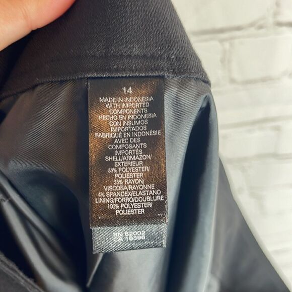 Axcess Black Pencil Skirt Size 14 - Picture 6 of 6